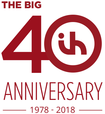 Ison Harrison 40th Anniversary Logo